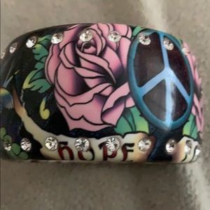 Peace/Love and Flower Wrist Jewelry